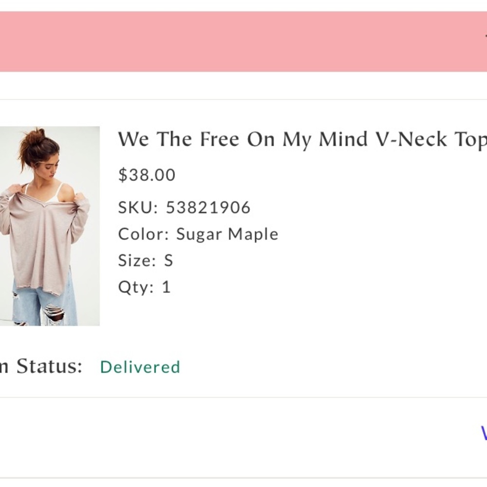 On My Mind V-Neck Top